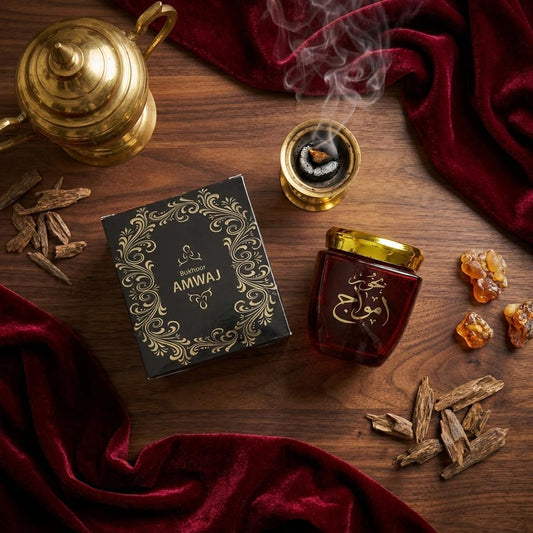 Bukhoor AMWAJ | Luxury Arabian Incense & Premium Agarwood Home Fragrance