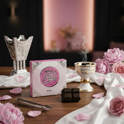 Premium Bukhoor Oud Abyad 40g | Authentic White Oud Arabian Incense