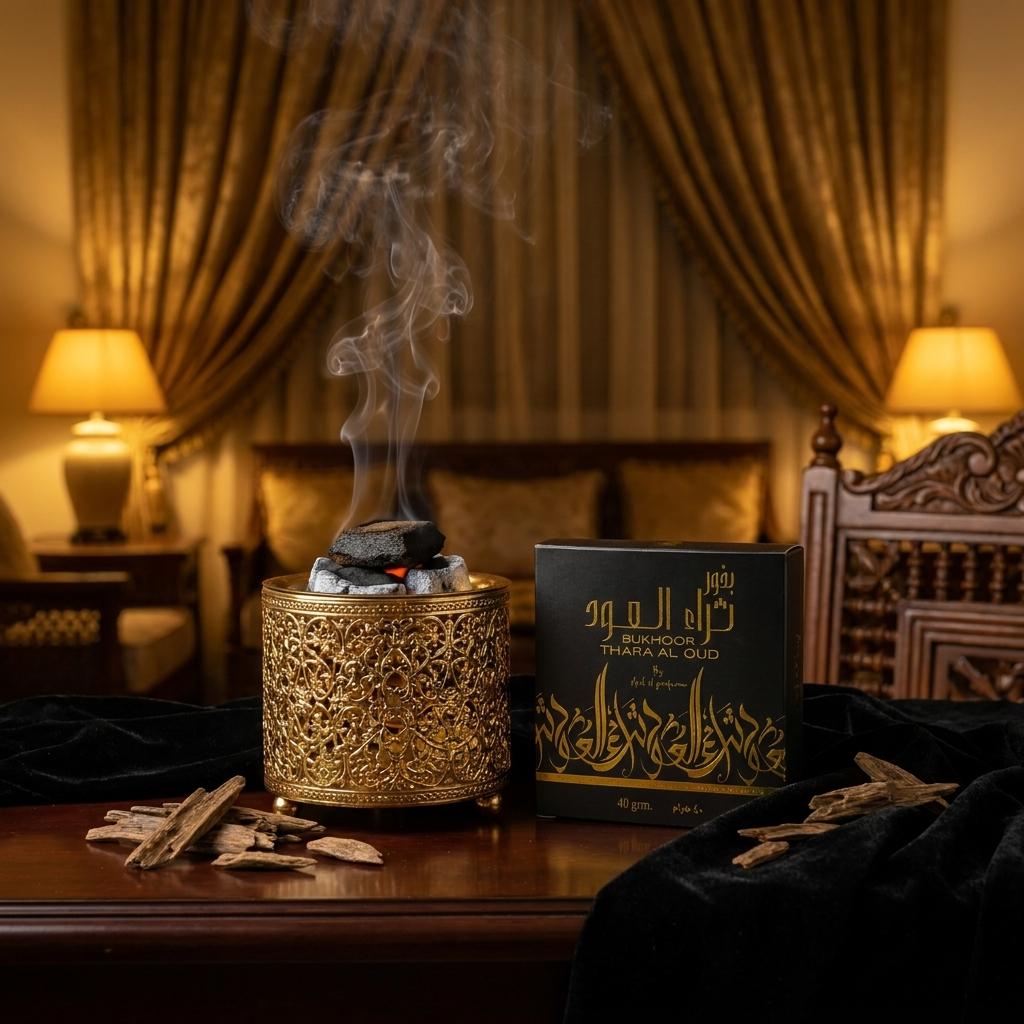 Bukhoor Thara Al Oud - Luxury Arabian Oud Incense (40g)