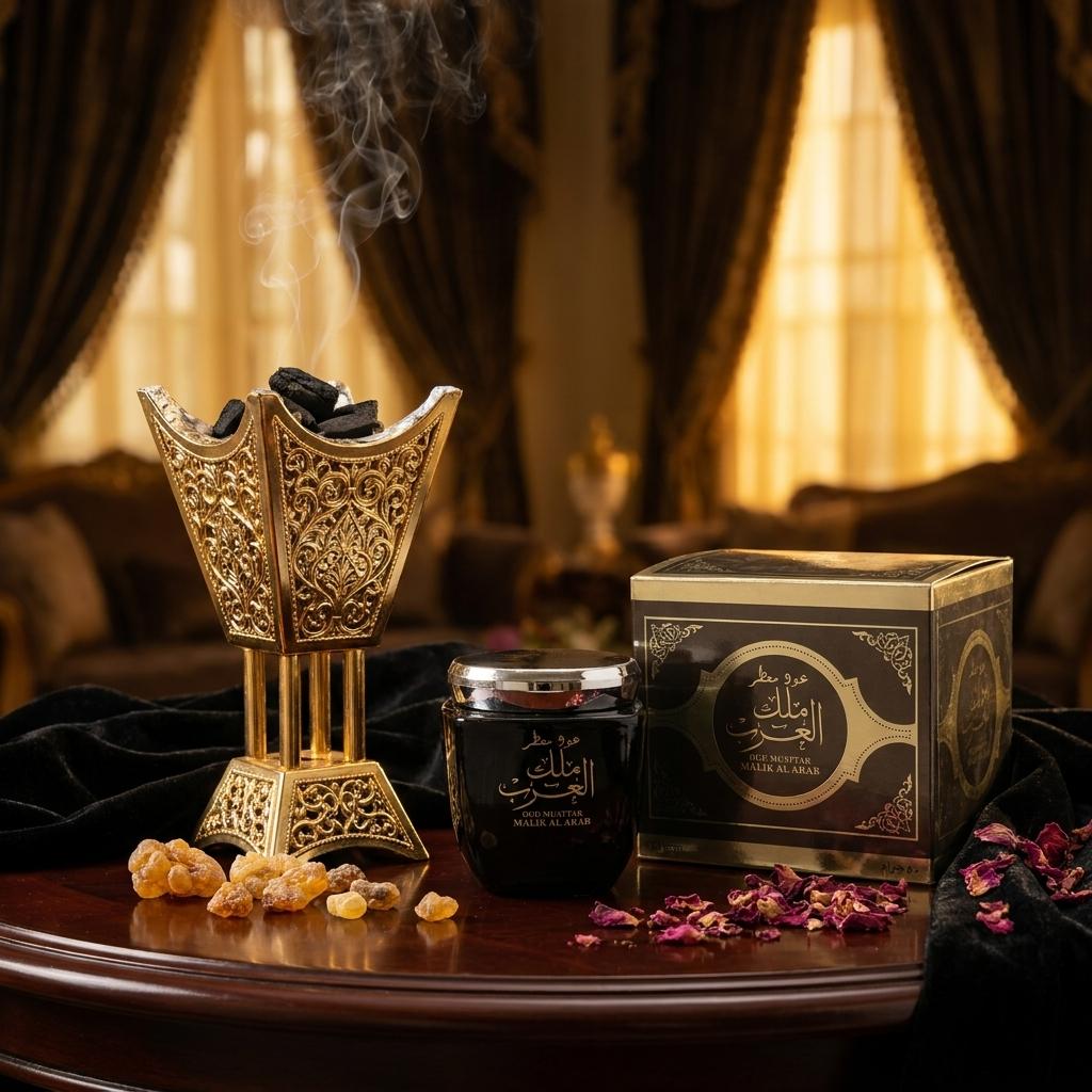 Oud Muattar Malik Al Arab | Luxury Arabian Bakhoor & Scented Agarwood Incense