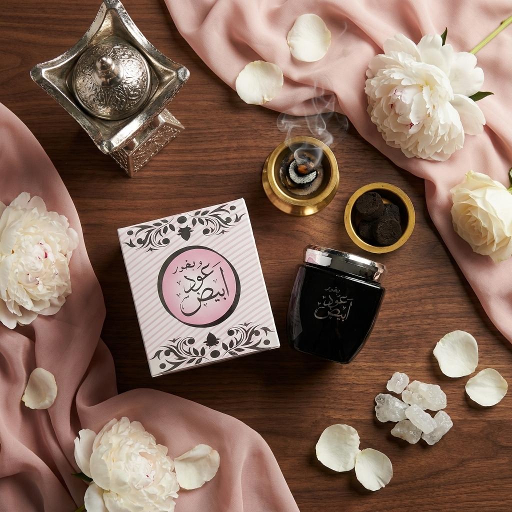 Luxury Bukhoor Oud Abyad - Premium White Oud Incense