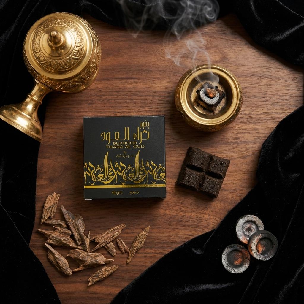 Bukhoor Thara Al Oud - Luxury Arabian Oud Incense (40g)