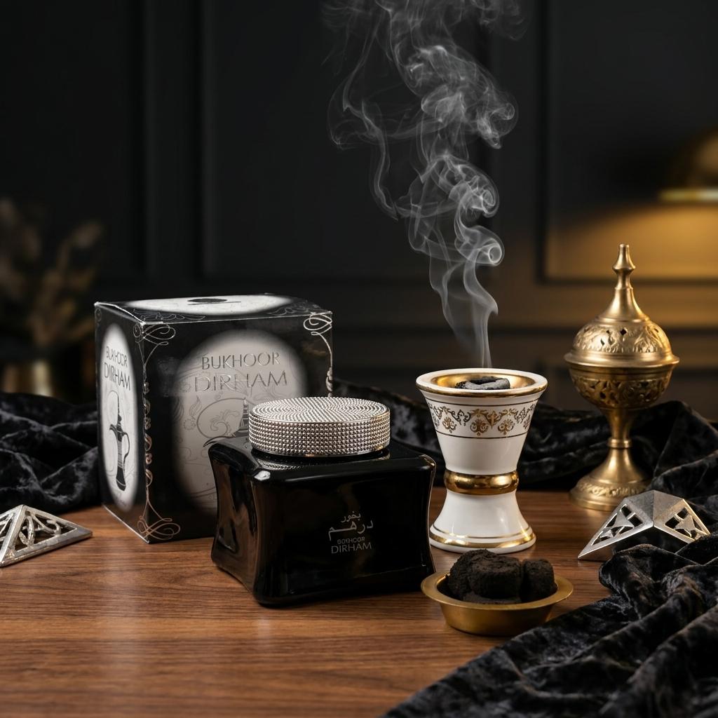Bukhoor Dirham | Luxury Arabian Incense & Home Fragrance