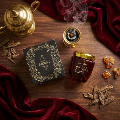 Bukhoor AMWAJ | Luxury Arabian Incense & Premium Agarwood Home Fragrance