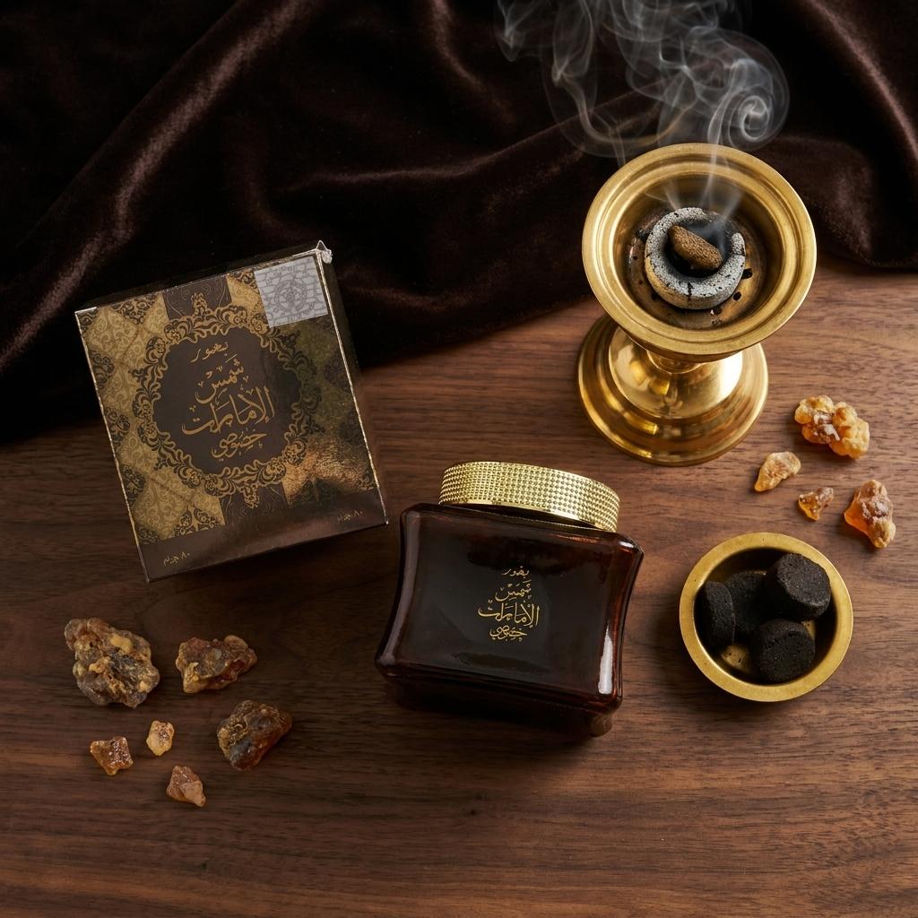 Premium Bukhoor Shams Al Emarat Khususi | Luxury Arabian Incense