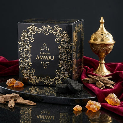Bukhoor AMWAJ | Luxury Arabian Incense & Premium Agarwood Home Fragrance