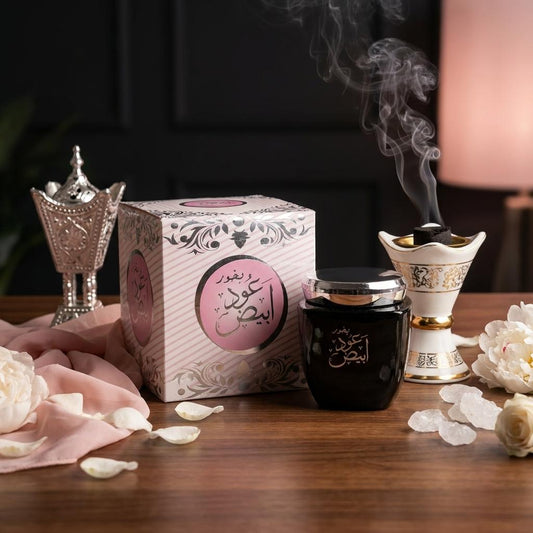 Luxury Bukhoor Oud Abyad - Premium White Oud Incense