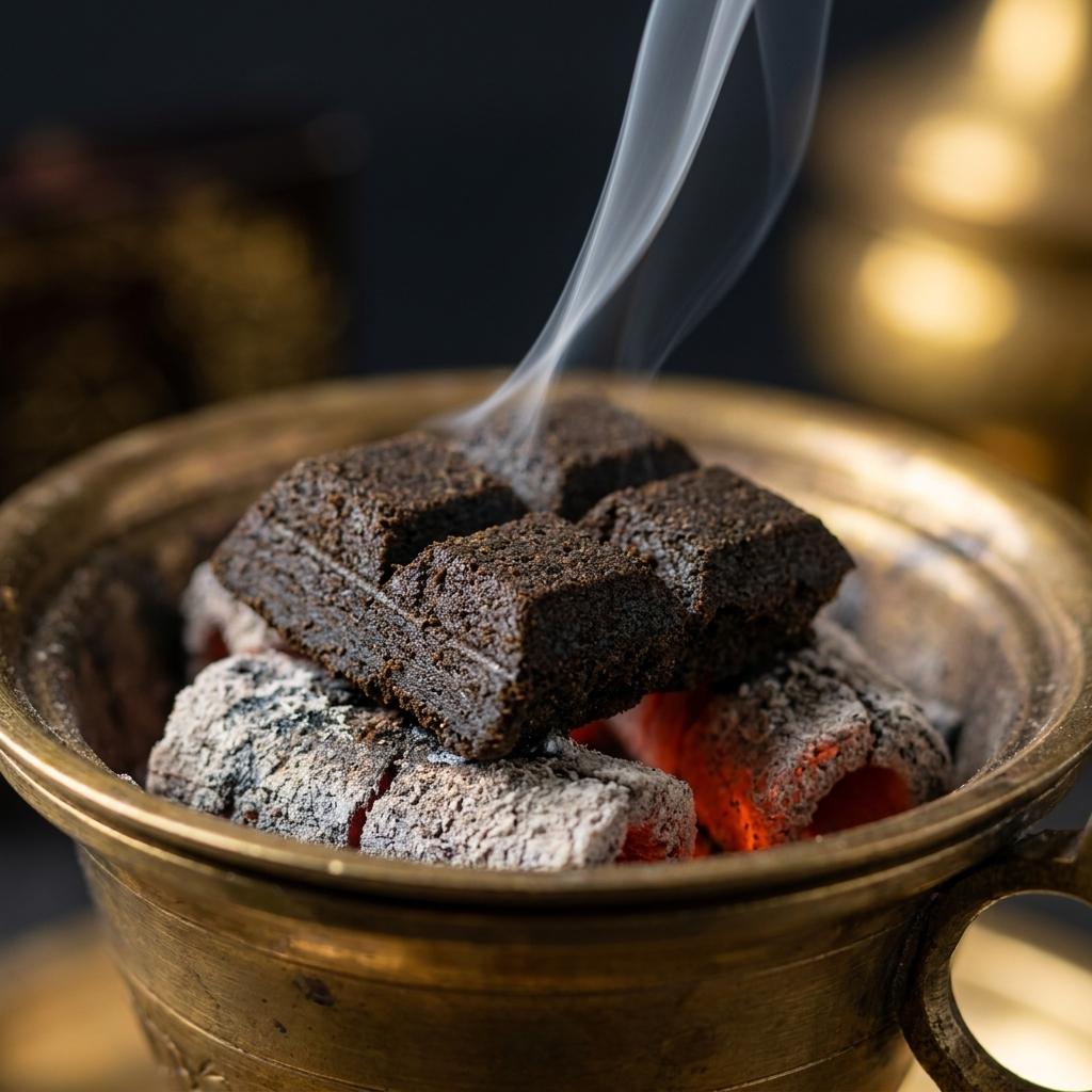 Bukhoor Amwaj Premium Oud Incense Block - Luxury Arabian Home Fragrance (40g)